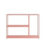 ZYuH-ladder 100 cm Lange Sofatabellen, Schmalmetall Bücherregal Konsole Tisch Mit Lagerregalen, Tv-Stand-Thon-eingangstabelle Für Eingang, Büro, Balkon(Size:100 * 25 * 75CM,Color:D)