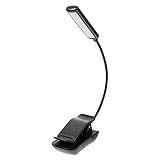 Generic LED- Clip- Lampe Lese- Bett- Bett- Lese- Lampe Ladung Lampe Lampe Augenschutz Studieren Schreibtischlampe für Home Schlafzimmer Wohnzimmer Benutzen Schwarz 1