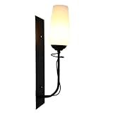 TOUF Wandleuchte Dekor Beleuchtung Mütze Mode Kreative Eisenmaterial Wandleuchten Geeignet for Hotel Bauernhaus Schlafzimmer Outdoor Bracket Light Minimalistische Stil - Decorative Fix