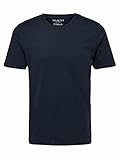 SELECTED HOMME Herren Slhtheperfect O-neck Tee B Noos T Shirt, Dark Sapphire, XXL EU