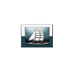 Feder Silber Piratenschiff Pflanzenplakat Blauer Himmel Geeignet FüR Zuhause Wand Bilder Dekoration Leinwand Bild Einfache Abstrakte Raumdekor 40x50cm R