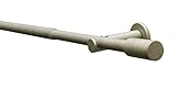 GARDINIA Gardinenstangen-Set Elba, Komplettgarnitur inkl. Befestigungsmaterial, Länge 120 - 210 cm, Metall, Champag