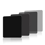 Hersmay 4PCS 4X4 ND Filter Matte Box Filters ND2/ND4/ND8/ND1000 100x100mm Quadratische Filter Graufilter Mehrfach beschichteter MC ND Glas Neutral Density Filter für 4x4 Zoll Matte Box Cokin Z H