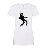 Elvis Dance Frauen Lady-Fit T-Shirt Weiß S - shirt84