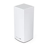 Linksys Atlas Pro 6 Dual-Band Mesh-WiFi 6-System (AX5400 WLAN-Router für eine nahtlose WLAN-Abdeckung von bis zu 250 m² und eine 4-mal höhere Geschwindigkeit für mehr als 30 Geräte, 1er-Pack, Weiß)