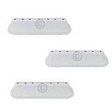 DL-pro 3x Trommelrippe 175x47x40mm für Vestel 42002592 Whirlpool Bauknecht 481202308115 7 Löcher Mitnehmer Mitnehmerrippe für Waschtrommel W