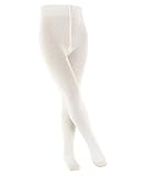 FALKE Unisex Kinder Family K TI Strumpfhose, Weiß (Offwhite 2040), 134-146 (9-12 Jahre)