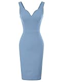 GRACE KARIN grün Kleid Elegante Kleider Business festkleid Damen Rockabilly Kleid CL987-13 XL