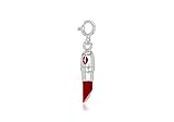 Tuscany Silver Charm Sterling Silber Rot Lipp