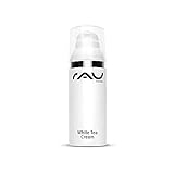 RAU Cosmetics Anti Aging Gesichtscreme - White Tea Cream 50 ml - Antifaltencreme mit Weißem Tee, Aloe Vera, Shea Butter & Panthenol - Tagescreme gegen Falten - Trockene, Reife, Normale & Sensible H