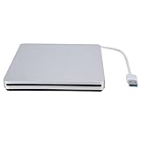 WANZSC Externes CD-Laufwerk USB 3.0 Datenübertragung Externe Slot-Load-DVD-Brenner CD-Treiber Kompatibel mit Laptop Desktop-PC-F