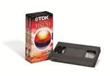 TDK T03156 HS-120 VHS Leerkassette (2 Stück) 120 M