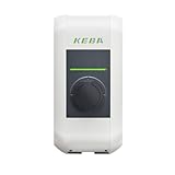 KeContact P30 119921 KEBA-Ladestation für alle Elektro-und Hybrid-Fahrzeuge | a-Series | EVSE | Buchsenvariante ohne Kabel | 22 kW, weiß