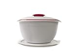 Tupperware Thermo-Duo 3,5 L weiß Brombeere Servieren Warmhalten Iso-Duo 38385