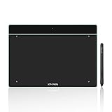 XP-PEN Deco Fun L Grafiktablett mit 10' x6,27 Arbeitsfläche, Stift Tablet mit 60° Neigung, Zeichentablett hilfreich bei Home Office, für Windows/mac/Anrdoid/Linux/Chromebook (Apfelgrün) …