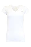 Ralph Lauren Damen Kurzarm T-Shirt, Weiß, S