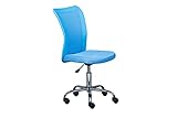 Inter Link Chaise de bureau enfant piètement métal revêtement tissu mesh b