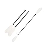 Reparatur- und Umbauteile Kohlefaser Doppelköpfiges KAYAK Paddel Outdoor Aufblasbares Boot SUP SUP SURFBOARD DESIGNTIGE PADDEL Wird für Kanus und Kajaks verwendet ( Color : White , Size : 220-240cm )