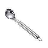 AOLIAY Eisportionierer Eislöffel aus Edelstahl Eisportionierer Kreative Fruchtwassermelonenkugelschaufel Dessertlöffel Eisportionierer für zu Hause 1 PCS