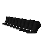 PUMA unisex Sneaker Socken Kurzsocken Sportsocken 261080001 9 Paar, 39-42, Black (200)