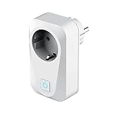 IKAYAAA Smart WiFi-Buchse EU Typ F Wireless-Fernbedienungsbuchse Ladeadapter Smart Home-Steckdose über Telefon-App Smart Timer Kompatibel mit Amazon Alexa und für Google Home IFTTT Home Plug