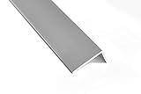Nielsen Aluminium Winkelprofil Silber matt eloxiert 2000x40x20 mm, Stärke: 2 mm, Länge: 200