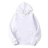 Pullover Herren Herbst Winter Klassisch Mode Einfarbig Lose Mit Taschen Herren Hoodie Urban Plus Samtverdickung Mit Kapuze Männer Langarm Unisex Warm All-Match Herren Jack