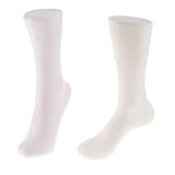 Perfeclan 2 Stück Fuß Mannequin Modell für Fuß Stil Schuhsocken Hard Display Erwachsene F