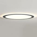 Moderne Minimalismus-LED-Unterputz-Deckenleuchte Runde ultradünne Deckenleuchte für den Innenbereich Kaltes Licht, warmes Licht, neutrales Licht, dreifarbig einstellbare Deckenbeleuchtung für Küchen-B