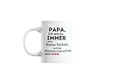 Lieblingstasse mit Spruch I Spülmaschinenfest und Beidseitiger Druck I Tasse als Geschenk für Papa, Vater Lustig zum Geburtstag Vatertag I Ich werde immer deine finanzielle Belastung sein (Tochter)