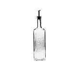 YUZHUKUNGMZyh ölsprüher, Haushaltsölflasche, bleifreie Ölflasche, multifunktionale Glasölflasche zum Kochen, Backen, Grill und Barbecue, Größe: 33 * 8 cm flasche-500