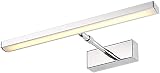 BDRKCC Wandleuchte Eitelkeit Spiegellicht modern mit einstellbarem Winkel 300 0k-6000k. Make -ate, kaltes Weiß, 39 cm-7w (Color : Warm White, Size : 49Cm-12W)