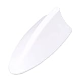 LZHDM Auto Haifischflosse Antenne Funksignal Universal, Für BMW/Honda/Toyota/Audi/Vw/Ford/Nissan Weiß