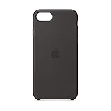 Apple Silikon Case (für iPhone SE) - Schwarz - 4 Z