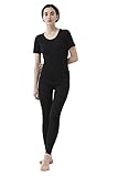 Mey Basics Serie Exquisite Damen Leggings Schwarz XXL