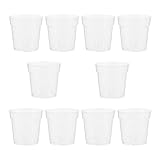 miaomiao 20 stücke Blumentopf Transparente Pflanze Topf Orchidee Topf Pflanze Kindergarten Töpfe Kompatibel mit Indoor S