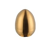 Kfhfhsdgsatlg Gewürzdosen, 1 stück Mini Titanium Stahl eiform würze Topf salz gewürz Pfeffer Topf BBQ öl kann Kochen würzende Flasche küchenwerkzeug Metall (Color : Gold)