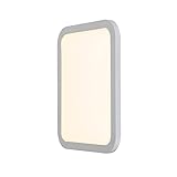 WOFI Wandleuchte, Kunststoff, 8.5 W, REEV, Silberfarbig