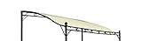 DEGAMO Ersatz Dachplane für Anbaupavillon Mantova 300x250cm, wasserdicht E