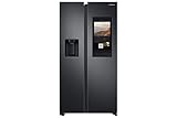 Samsung RS6HA8891B1/EF Kühlschrank Side by Side, 389 Liter Kühlschrank, 225 Liter Gefrierschrank, Schwarz Matt, 346 kWh/J