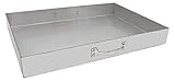Grillclub massiver Edelstahl Aschekasten 55 x 40 cm für z. Bsp. Grillkamin (60x40cm) Grill Rost Kaming