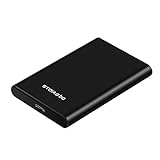 Yagerty Externe Festplatte, tragbar, tragbar, extern verwendbar, sehr schnell, tragbar und große Kapazität für Desktop-Computer, 250 G, Jazz, Schwarz, USB 3.1, Super High Sp