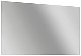 FACKELMANN Spiegel/Wandspiegelelement mit Befestigung/Maße (B x H x T): ca. 120 x 68 x 2 cm/hochwertiger, moderner Spiegel/hoch und quer verwendbarer Badezimmerspiegel/Breite 120
