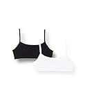 Schiesser Mädchen Bustier 2er Pack Spaghettiträger - 95/5 Organic Cotton, Mehrfarbig 1, 152