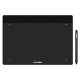 XP-PEN Deco Fun L 10x6 Zoll Grafiktablett Stift Tablet, Stift mit 8192 Druckstufen& 60° Tilt, drawing tablet OSU Spiel kompatibel mit Android, Chromebook, Linux (Schwarz)