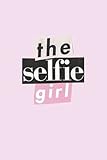 The Selfie Girl: Dot Grid Notebook Journal Pink