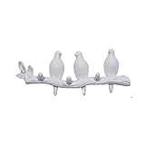 Kleiderhaken, Vogel-Kleiderbügel, robuste Haken, Wandaufhängung, Kleidung, Hüte, Haken, freie Stanzung, Wanddekoration für Zuhause, Zimmer, Wand, Tü