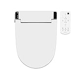 VOVO VB-6100SR Elektronischer Smart Bidet Toilettensitz, Rund, Selbstreinigende Düse aus Volledelstahl, Nachtlicht, Desodorierung, umweltfreundliche Energieeinsparung, beheizter S