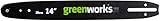 Greenworks Ersatzschwert für Kettensäge (35cm Führungsschiene passend für die Kettensäge G40CS15 aus der 40 Volt Greenworks Serie)