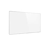 Klarstein Wonderwall - Infrarotheizung mit Thermostat, Infrarotheizkörper mit Wochentimer, Infrarot Heizung mit Auto-Abschaltfunktion, IP24, 50 x 90 cm Heizpanel, 450 Watt, antikweiß